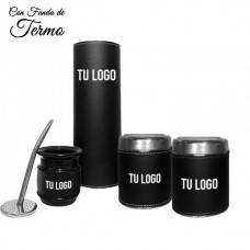 SET DE MATE DE 3 PIEZAS C/ FUNDA DE TERMO- COTIZAR
