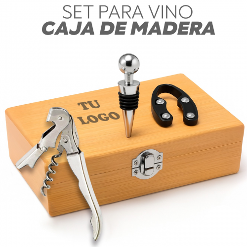 SET DE VINO X3 PIEZAS ASC003