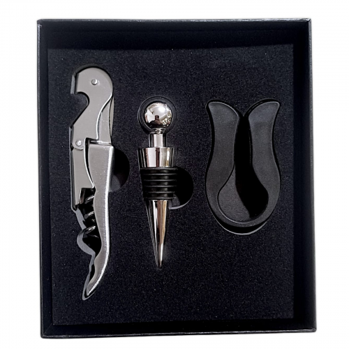 SET DE VINO 3 PIEZAS ASC007