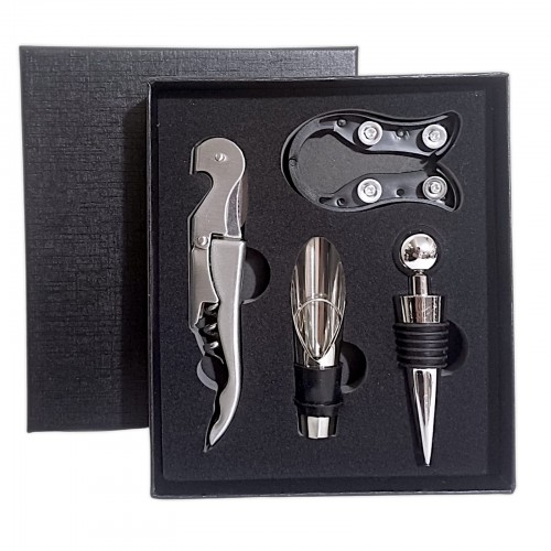 SET DE VINO 4 PIEZAS ASC008