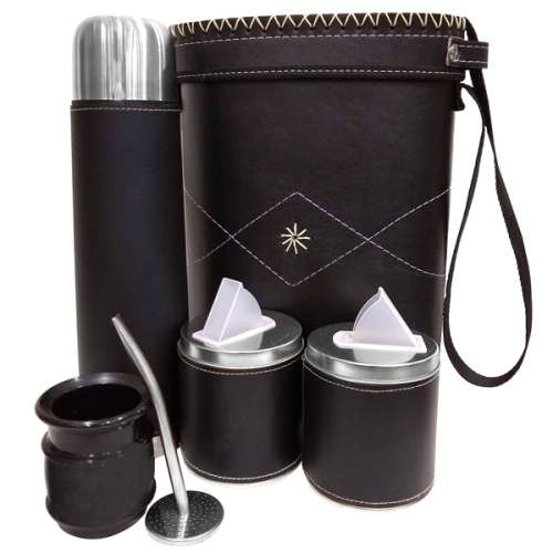 SET DE MATE CON BOLSO RIGIDO 