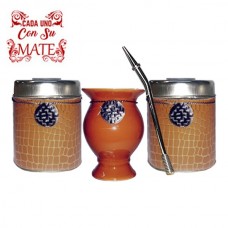 SET DE MATE CON DIJE DE ALPACA