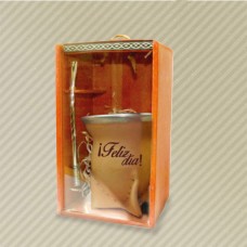 SET DE MATE GRABADO CON CAJA DE MADERA GRANDE Y BOMBILLA