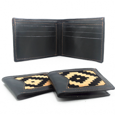 BILLETERA DE CUERO GUARDA PAMPA ANCHA