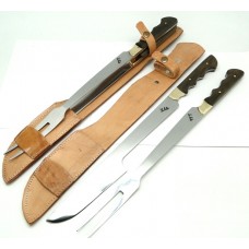 SET DE ASADO LARGO -CUCHILLO Y TENEDOR-